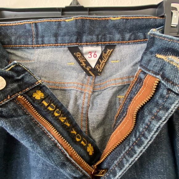 Lucky Brand Men's Oiler Straight Leg Jeans 36/L Size 36 waist 35 inseam - Picture 3 of 7